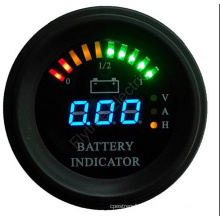 LCD Battery Indicator Bi011A 12V/24V/36V/48V for ATV UTV Tractor Golf Carts Cleaning Vehicle Forklift Truck Club Car